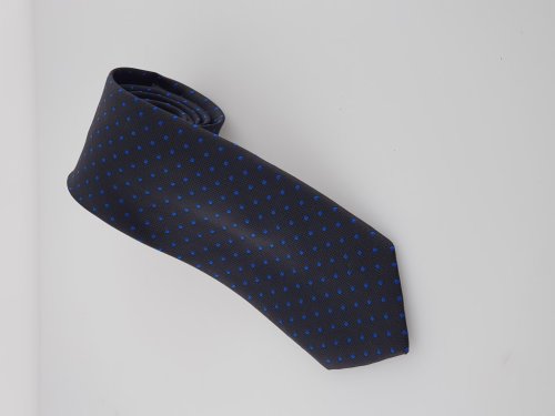 Cravata neagra cu punctulete albastre cod - CV274