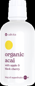 Organic acai (473 ml) acai organic cu suc organic de mere si suc organic de cirese negre