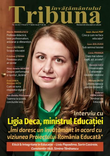 Tribuna Învățământului. Revista de educație și cultură Nr. 44-45/2023, Anul IV, Serie Nouă