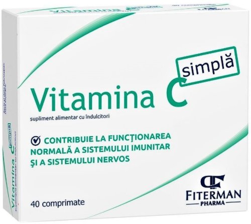 Fiterman Vitamina C 180mg - 40 comprimate