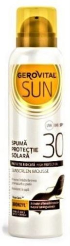 Gerovital Sun Spuma protectie solara SPF30 - 150ml