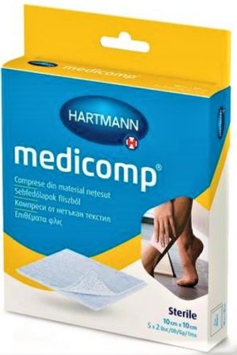 Hartmann Medicomp comprese sterile 10cm/10cm - 5 bucati