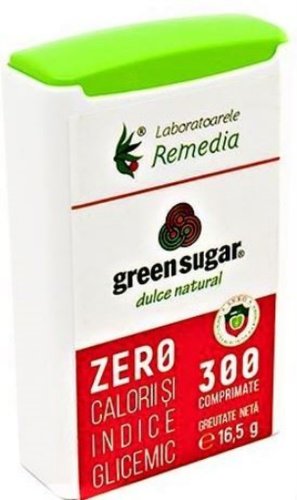 Remedia Green Sugar - 300 comprimate