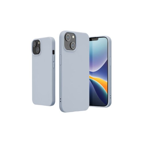 Husa Kwmobile pentru Apple iPhone 14, Silicon, Albastru, 59075.58