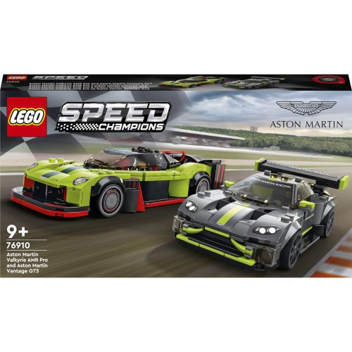LEGO® Speed Champions - Aston Martin Valkyrie AMR Pro si Aston Martin Vantage GT3 76910, 592 piese