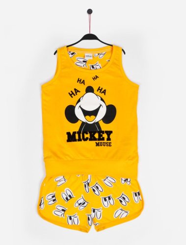 Disney - Pijama - happy mickey yellow