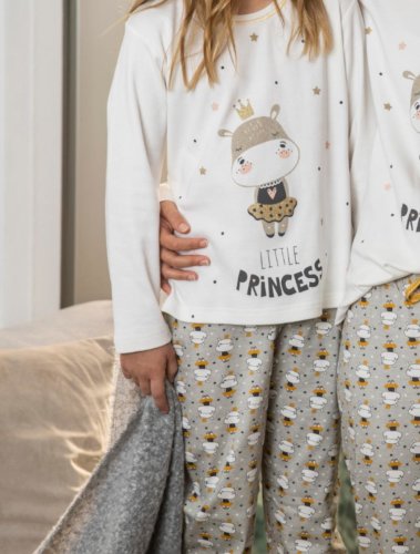 Admas - Pijama - little princess white pijama