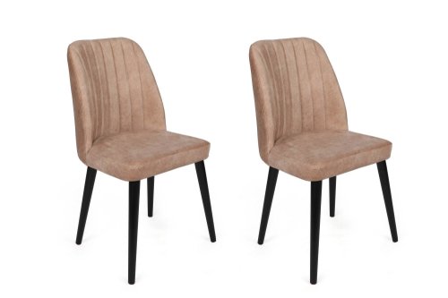 Set scaune (2 bucăți) Alfa Chair Set (2 Pieces), Kaki, 50x90x49 cm