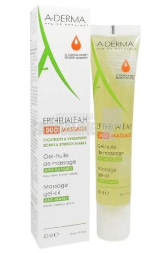 A-Derma Epitheliale A.H. Duo anti-vergeturi massage ulei-gel 40 ml