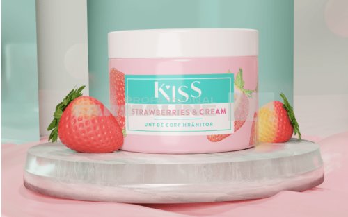 Fiterman kiss unt de corp strawberry & cream 150 ml
