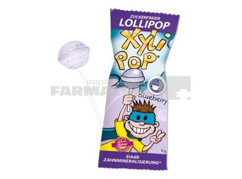 Miradent Lollipop Acadele cu aroma de afine pentru preventie dentara 25 acadele