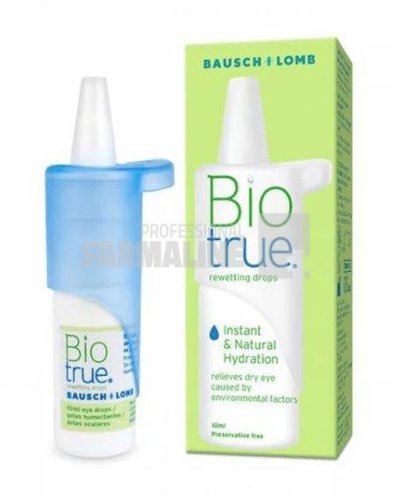 Renu Bio True Picaturi oftalmice hidratante pentru ochi uscati si lentile contact 10 ml