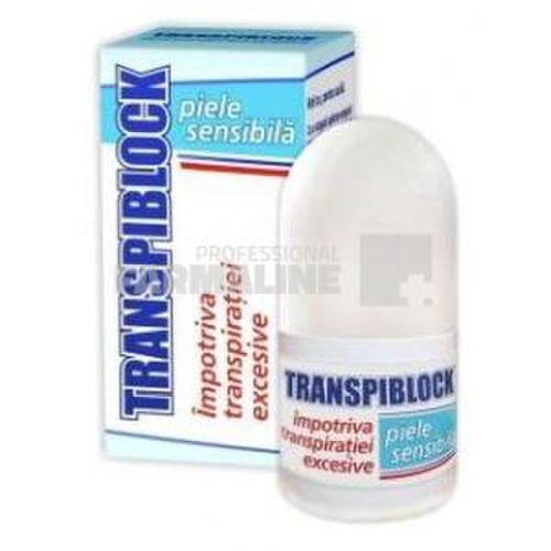 Transpiblock Antiperspirant roll-on piele sensibila 25 ml