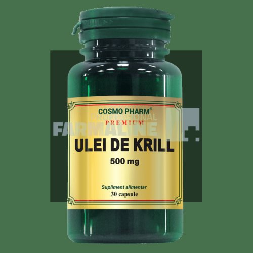 Ulei de krill 500 mg 30 capsule + detoxifiant hepatic 30 capsule cadou