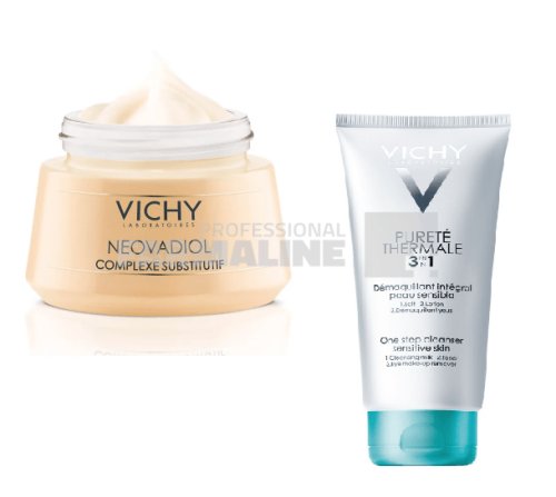 Vichy Pachet Neovadiol Crema Complex substitutiv ten normal-mixt 50 ml + Purete Thermale 3 in 1 PS 100 ml