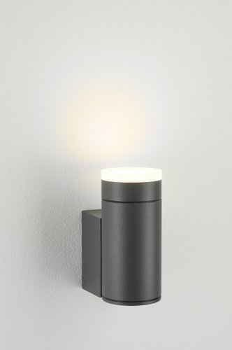 Lampa de perete GU10 Vida iluminare sus antracit IP54