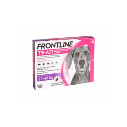 Frontline Tri-Act Spot-On, L 20-40 kg, 3 pipete