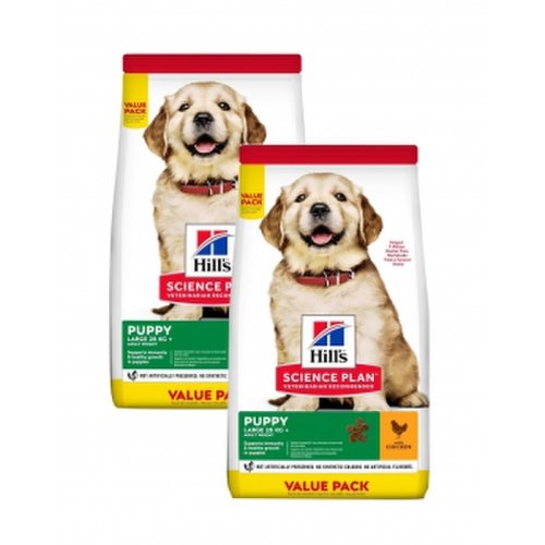 Pachet 2 x Hill's SP Canine Puppy Large Breed Pui, Value Pack, 16 Kg
