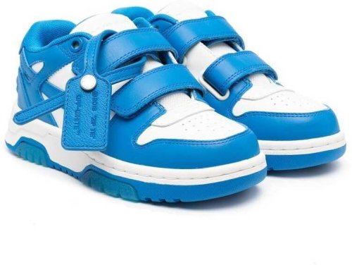 Off-White Boys Leather Sneakers LIGHT BLUE