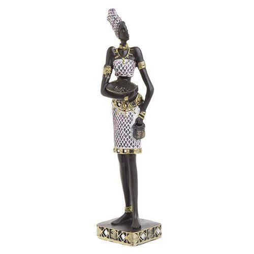 Statueta decorativa, femeie africana