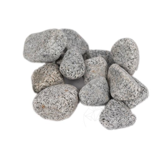 Pebbles granit bianco sardo 4-10 cm sac 25 kg