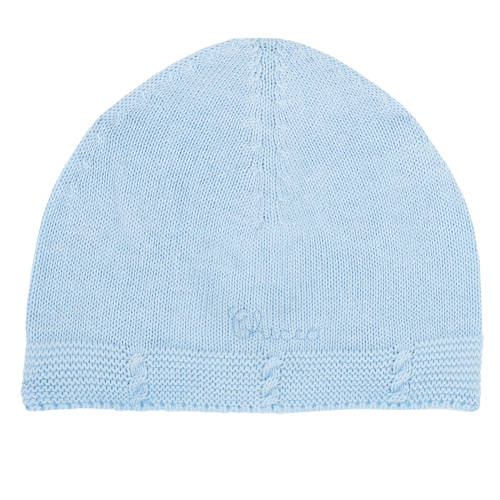 Caciula bebe tricotata Chicco, albastru cu roz, 04616