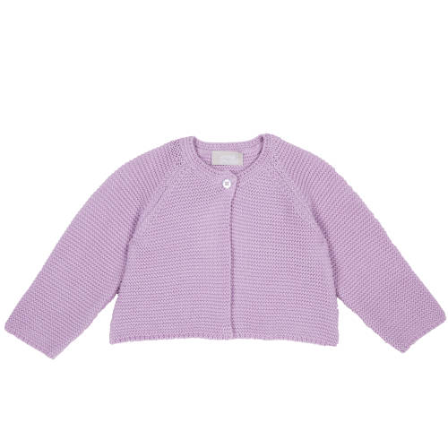 Cardigan copii Chicco, tricotat, lila, 96787