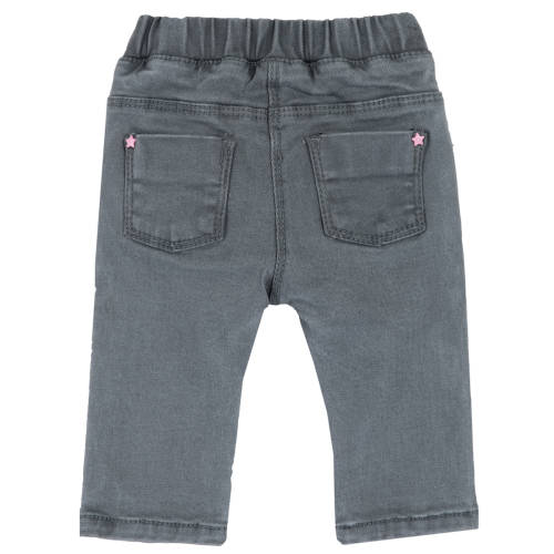 Pantaloni lungi copii Chicco, denim elastic, gri, 24997
