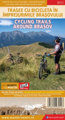 Harta de cicloturism si mountain bike - Trasee cu bicicleta in imprejurimile Brasovului