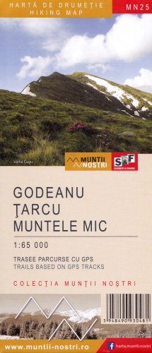 Harta de drumetie - Muntii Godeanu - Tarcu - Muntele Mic