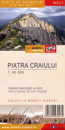 Schubert   Franzke - Harta de drumetie - muntii piatra craiului - ed 3