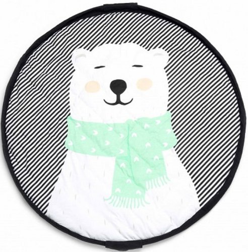 Play Go - Salteluta joaca copii - soft polar bear - 120 cm