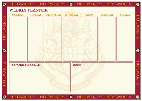 Agenda - harry potter: hogwarts 9 3/4 a4 desk pad | pyramid international