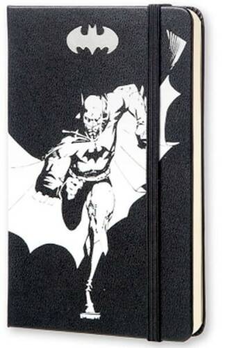 Agenda - limited edition notebook batman plain pocket hard cover black | moleskine