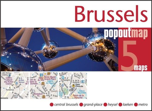 Brussels PopOut Map | PopOut Maps