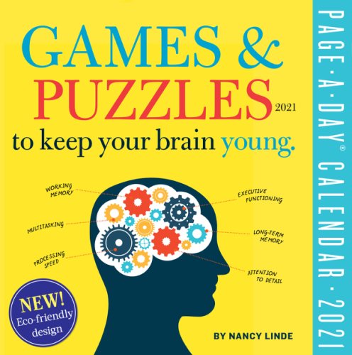 Calendar 2021 - Games & Puzzles to Keep Your Brain Young Page-A-Day | Workman Publishing