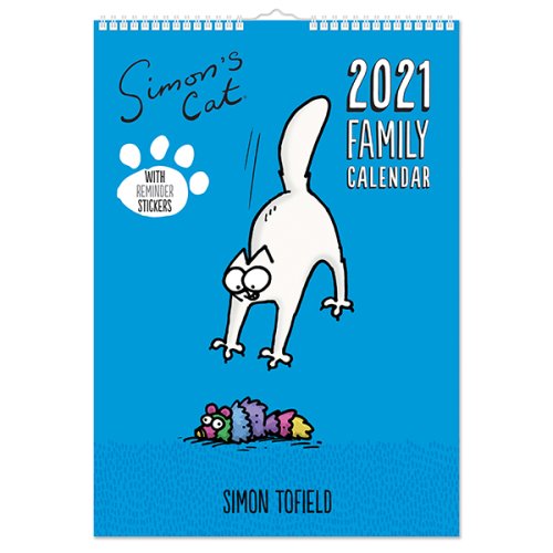 Calendar 2021 - Reminder Stickers - Simon's Cat | Portico Designs