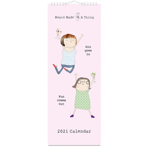 Calendar 2021 - Slim, 12 Month - Rosie Made A Thing | Portico Designs