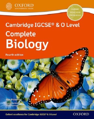Cambridge IGCSE O Level Complete Biology: Student Book | Ron Pickering