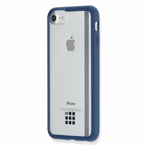 Carcasa albastra hard case iphone 7 transparent elastic | Moleskine