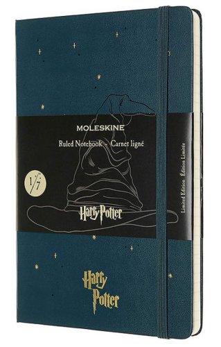 Carnet - Moleskine - Harry Potter - Sorting Hat - Tide Green - Limited Edition | Moleskine