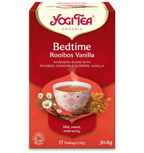 Ceai BIO - Bedtime Rooibos Vanilla, 30.6 g | Yogi Tea