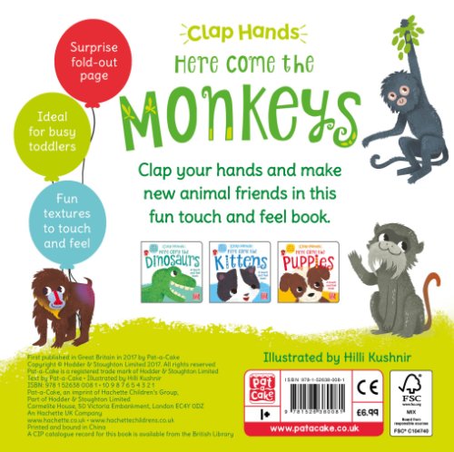 Clap Hands: Here Come the Monkeys | Pat-a-Cake