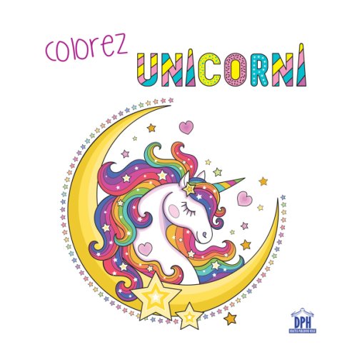 Colorez unicorni - carte de colorat | 
