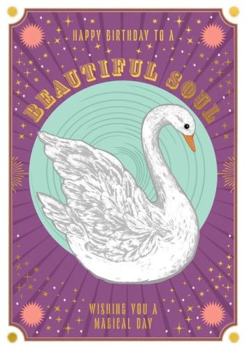 Felicitare - Beautiful Soul Swan | The Art File