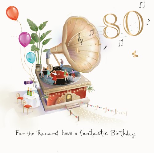 Felicitare - Birthday Celebration - 80 | Ling Design