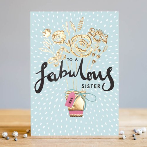 Felicitare - Fabulous Sister | Louise Tiler Designs