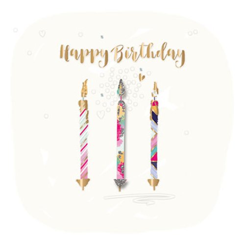 Felicitare - Happy Birthday - Candles | Ling Design