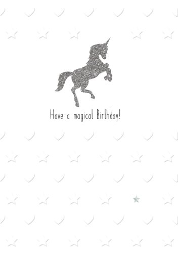 Felicitare - Magical Birthday - Unicorn | Ling Design