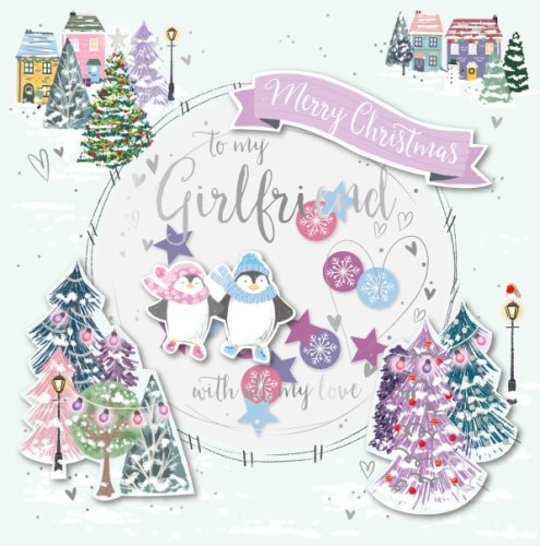Felicitare - Merry Christmas to my Girlfriend | Ling Design
